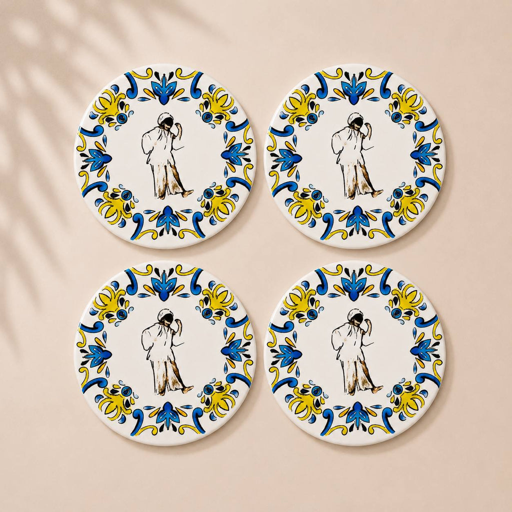 Articeram™ set 4 pezzi Sottobicchiere - Lipari