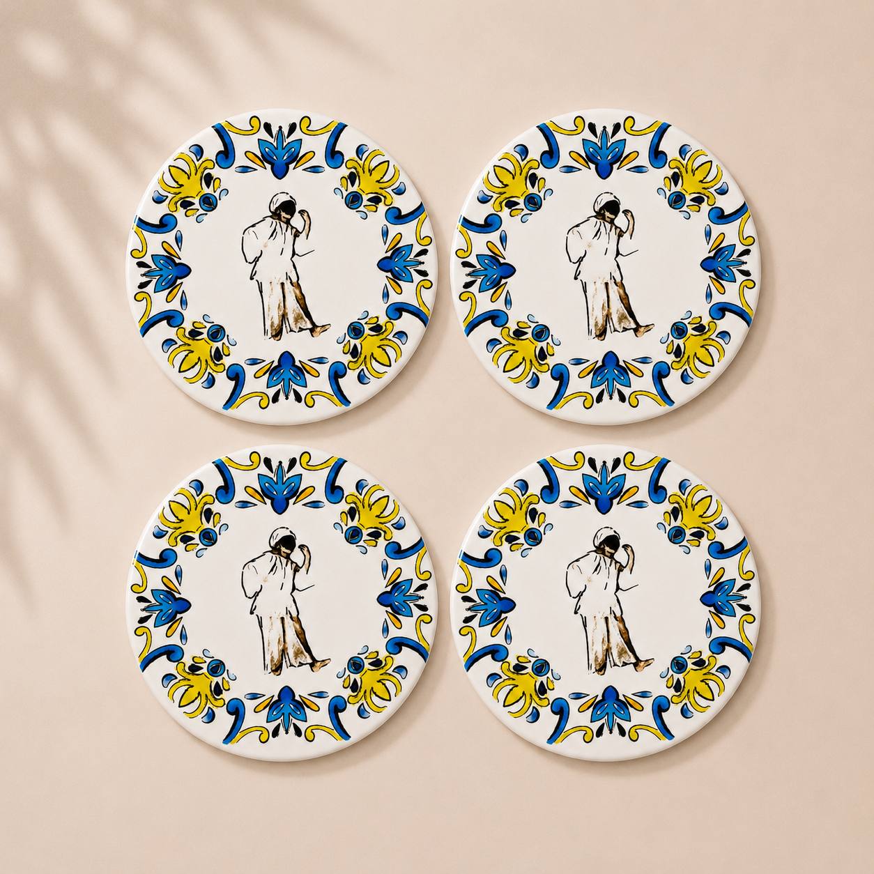 Articeram™ set 4 pezzi Sottobicchiere - Lipari