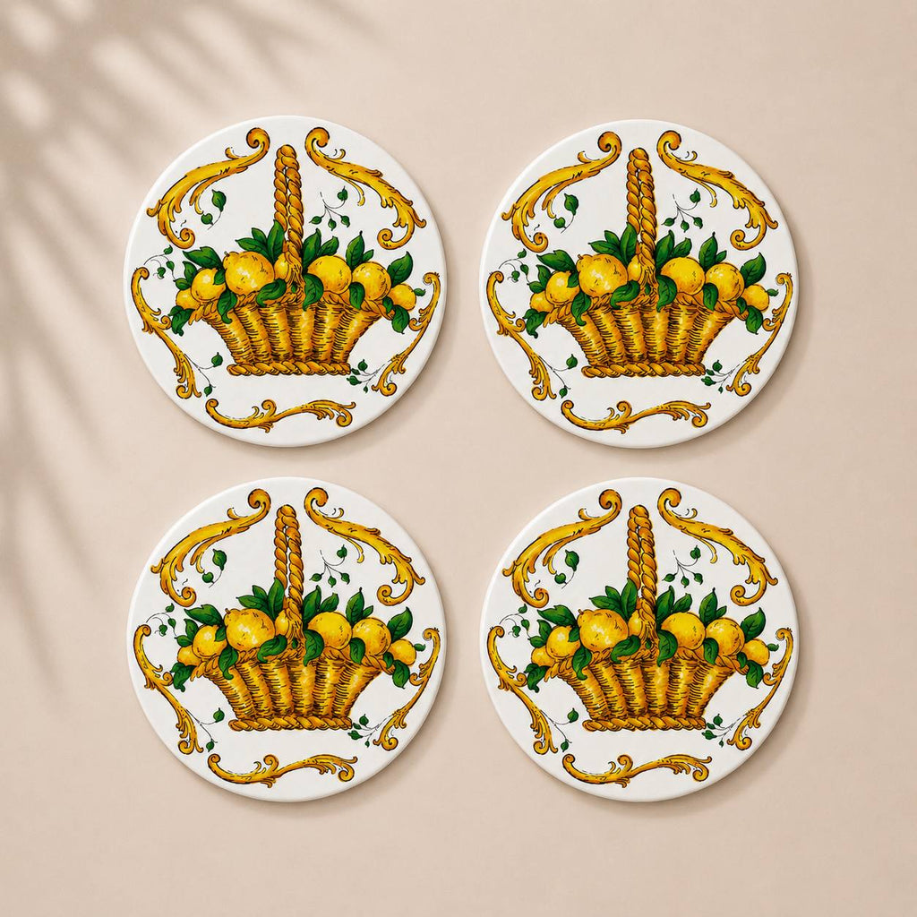 Articeram™ set 4 pezzi Sottobicchiere - Procida