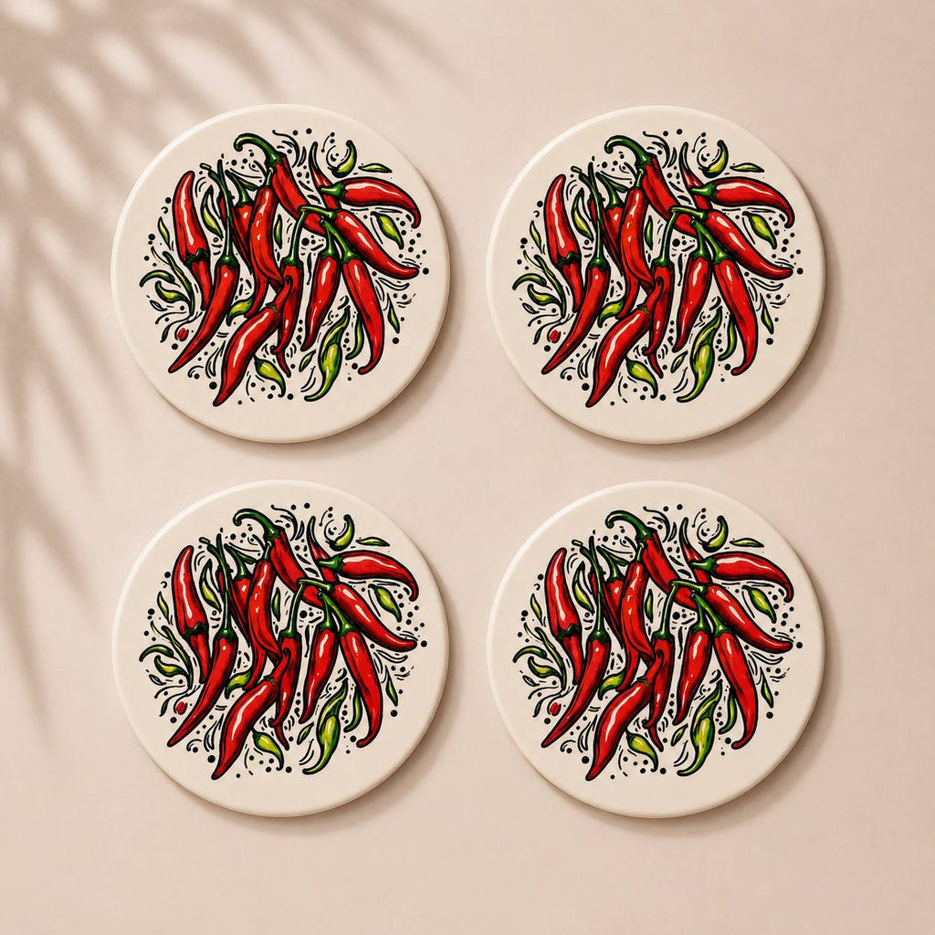 Articeram™ set 4 pezzi Sottobicchiere - Pantelleria