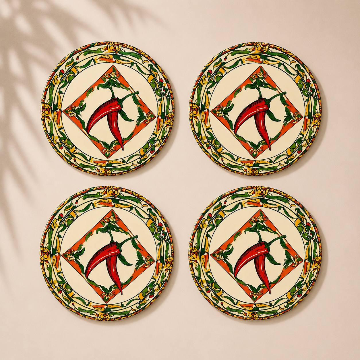 Articeram™ set 4 pezzi Sottobicchiere - Capri